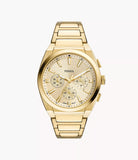 Montre Everett chronographe doré