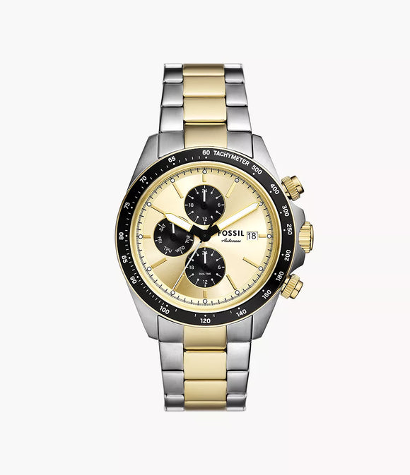 Montre Autocross multifonction bicolore