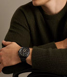 Montre Machine 44mm chronographe en acier noir