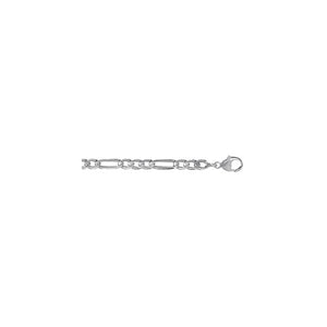 Chaine hawai 3+1 en argent épaisseur 5mm 50cm 651-488