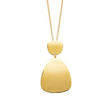 Collier en acier doré 850J1158