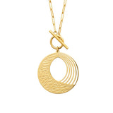 Collier en acier doré 850J1265