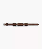 Bracelet Fossil en cuir brun 842-1547