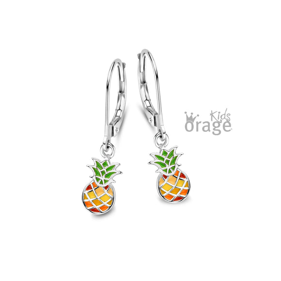 Boucles Ananas pendants K2596