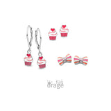 Boucles pendentes cupcake K2740