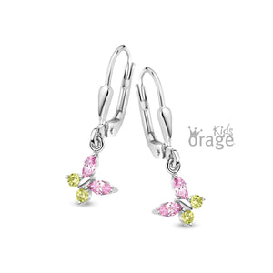 Boucles pendentes papillons K2763