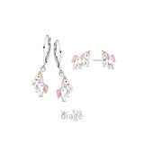 Boucles pendentes licorne K2766