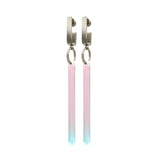 Boucles Tellmee Line L Argent-Irisé