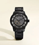 Montre Townsman automatique en acier noir