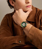 Montre Townsman automatique en cuir marron