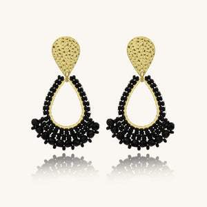 Boucles d'oreilles Santibé Mini Rio Noires 782S46