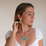 Boucles d'oreilles Santibé Mini Patagona Blanc 782S19