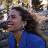 Boucles d'oreilles Santibé Mini Patagona Turquoises 782S21