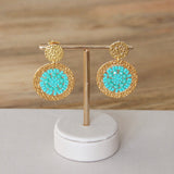 Boucles d'oreilles Santibé Mini Patagona Turquoises 782S21