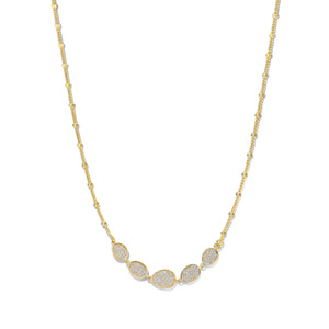 Collier Maeva en plaqué or et zirconium Naiomy 751-273