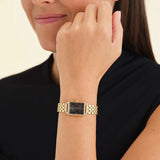 Rosefield Octagon XS dorée cadran noir