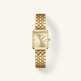 Rosefield Octagon XS dorée cadran champagne