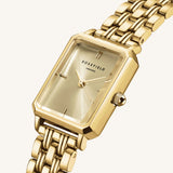Rosefield Octagon XS dorée cadran champagne
