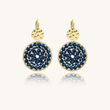 Boucles d'oreilles Santibé Paradis Bleu marine 782S40