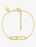 Bracelet en plaqué or 745-530