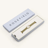 Rosefield Octagon XS dorée cadran blanc