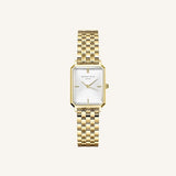 Rosefield Octagon XS dorée cadran blanc