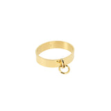 Bracelet Jonc Afra en acier doré