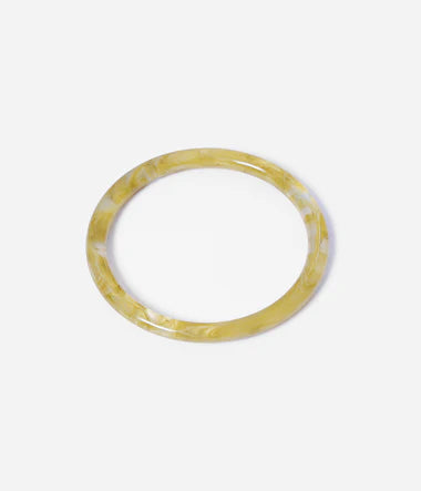 Bracelet jonc Zag Vaimiti jaune