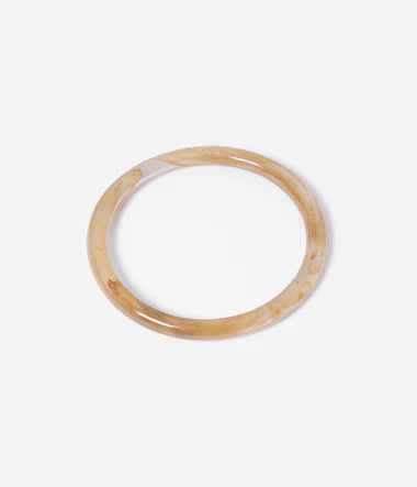 Bracelet jonc Zag Vaimiti beige