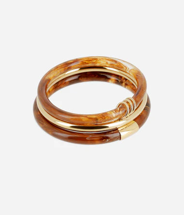 Bracelet jonc Zag Ayana marron