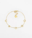 Bracelet ZAG Kalyne en acier doré