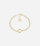 Bracelet Zag Orig en acier doré