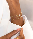 Bracelet ZAG Santino en acier doré