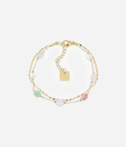 Bracelet ZAG Octavia Mix en acier doré