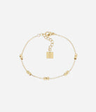 Bracelet ZAG Valda en acier doré