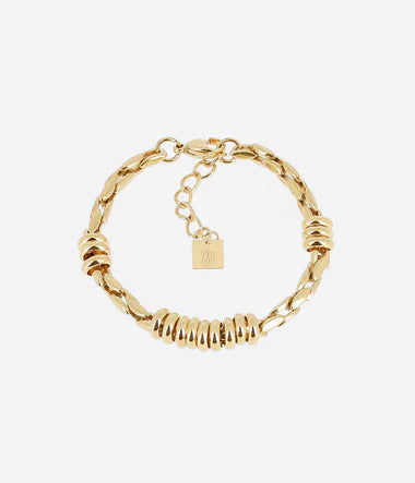 Bracelet ZAG Blake en acier doré