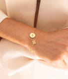 Bracelet ZAG Norris en acier doré