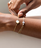 Bracelet ZAG Oria en acier doré