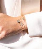 Bracelet ZAG Logan en acier doré
