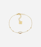 Bracelet ZAG Funtana en acier doré