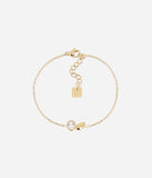 Bracelet ZAG Alia en acier doré