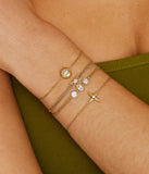 Bracelet ZAG Lucido en acier doré