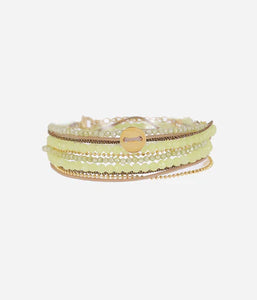 Bracelet ZAG staro vert clair phosphorescent