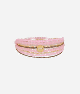 Bracelet ZAG staro rose phosphorescent