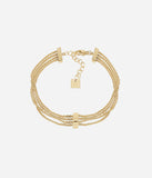Bracelet ZAG Nero en acier doré