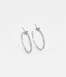 Boucles d'oreilles créoles ZAG Spets Acier