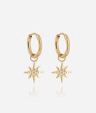 Boucles ZAG Isaac en acier doré (vendues à la pièce)