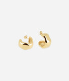 Boucles d'oreilles créoles ZAG Orsay M en acier doré
