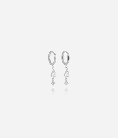 Boucles d'oreilles créoles ZAG Thalia en acier