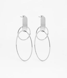 Boucles d'oreilles ZAG Georgiana en acier